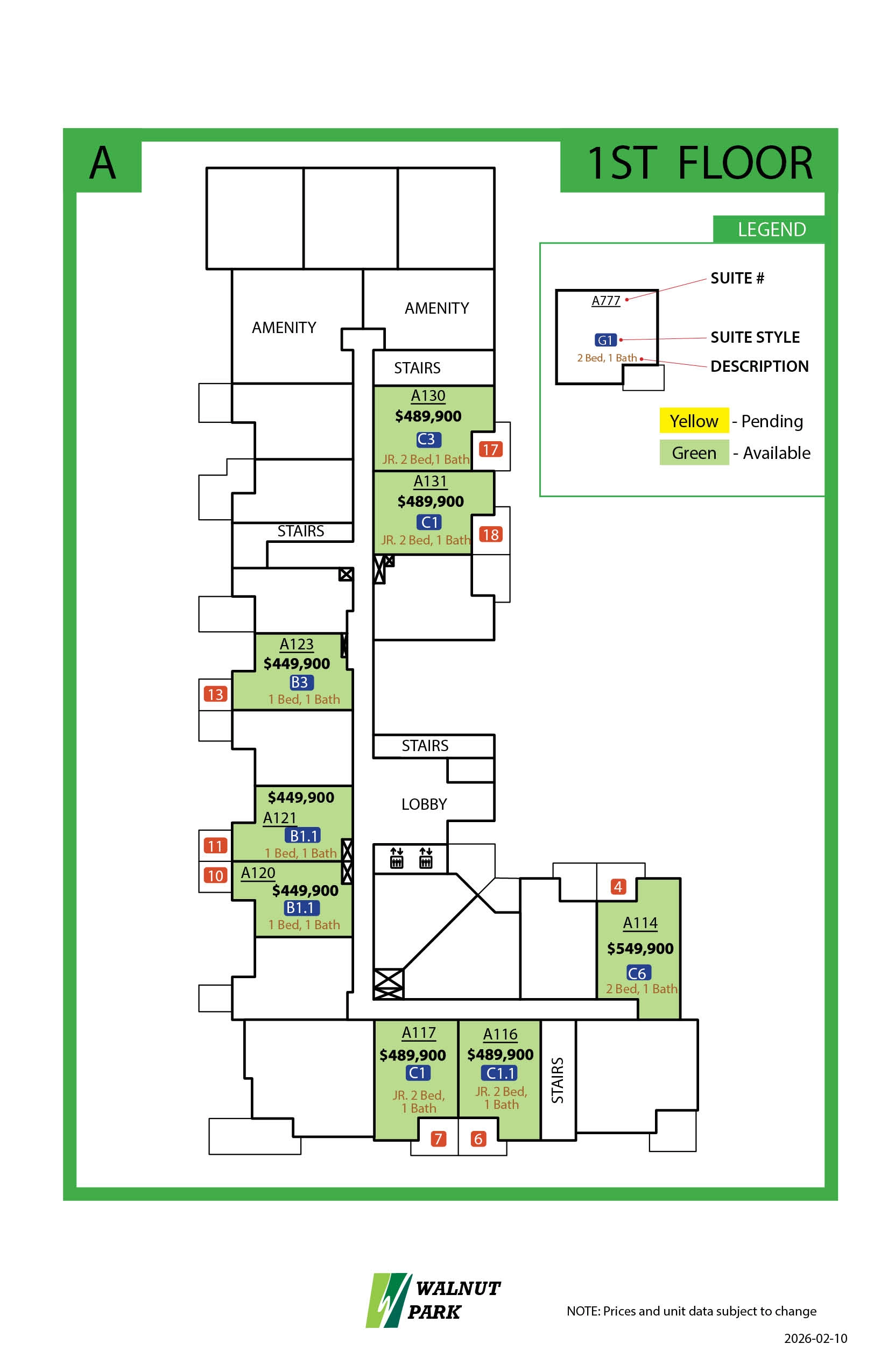 Walnut Park 1st Floor