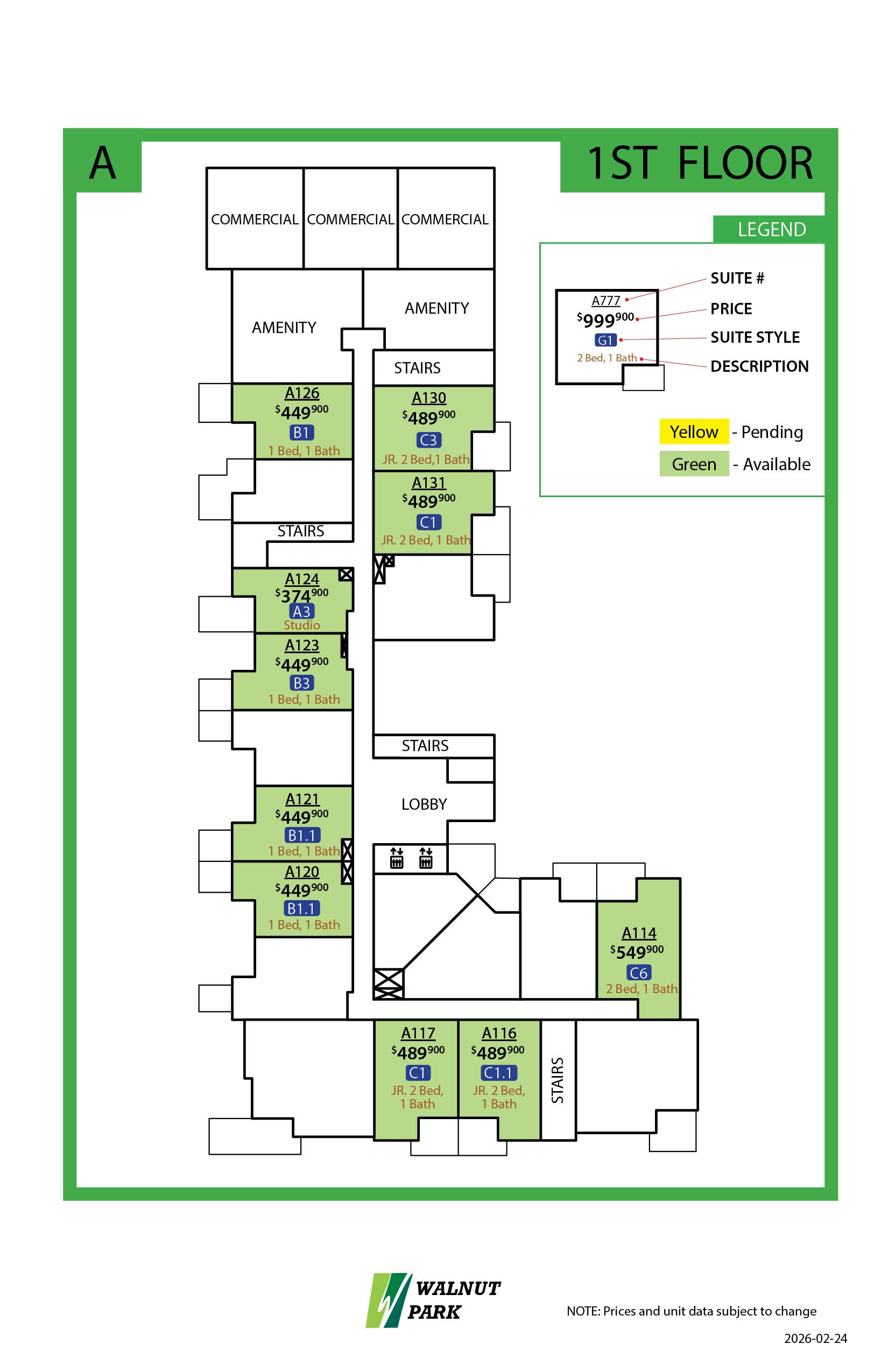 Walnut Park 1st Floor