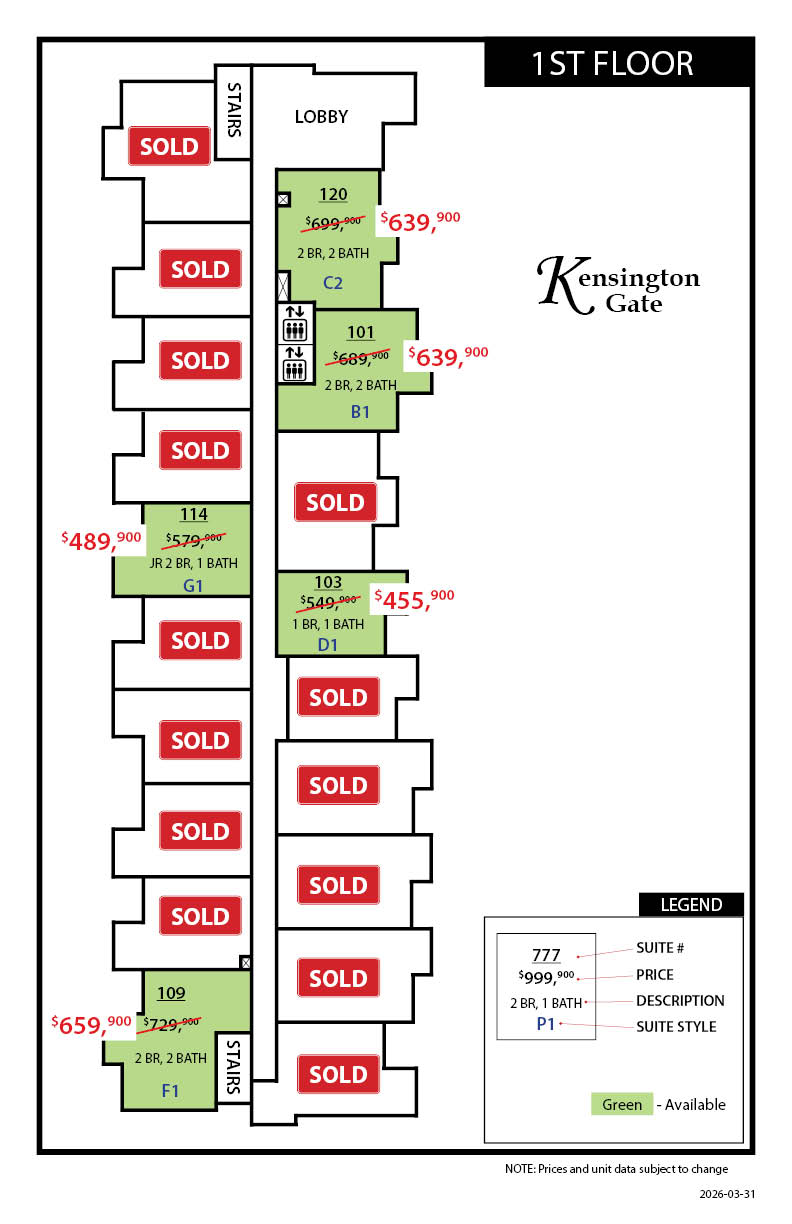 Kensington Gate 1st Floor
