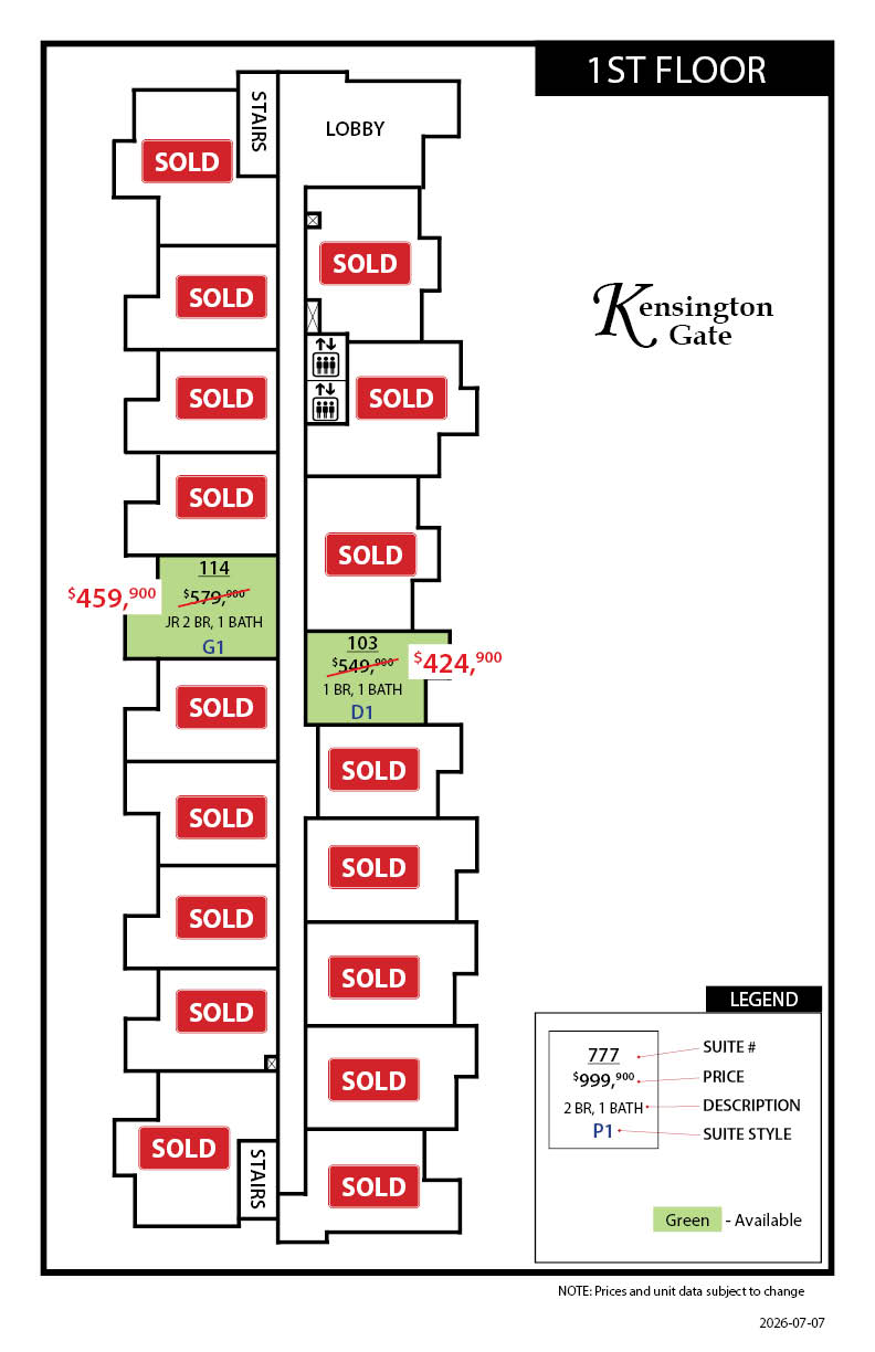 Kensington Gate 1st Floor
