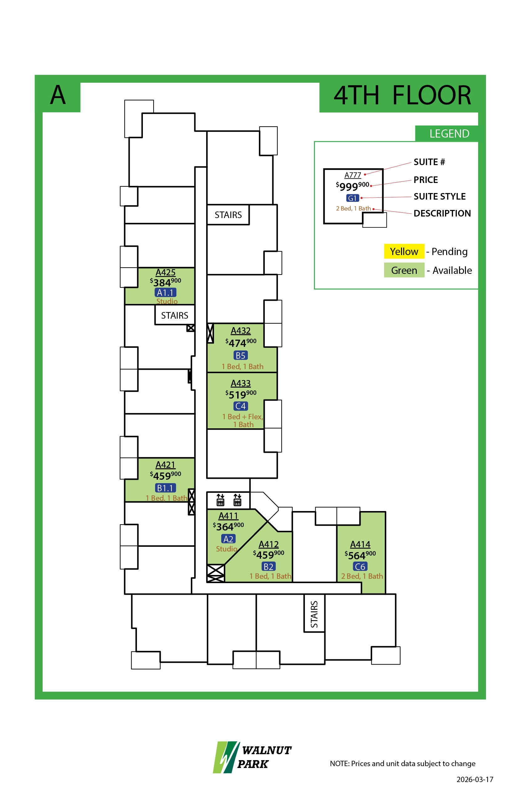 Walnut Park 4th Floor