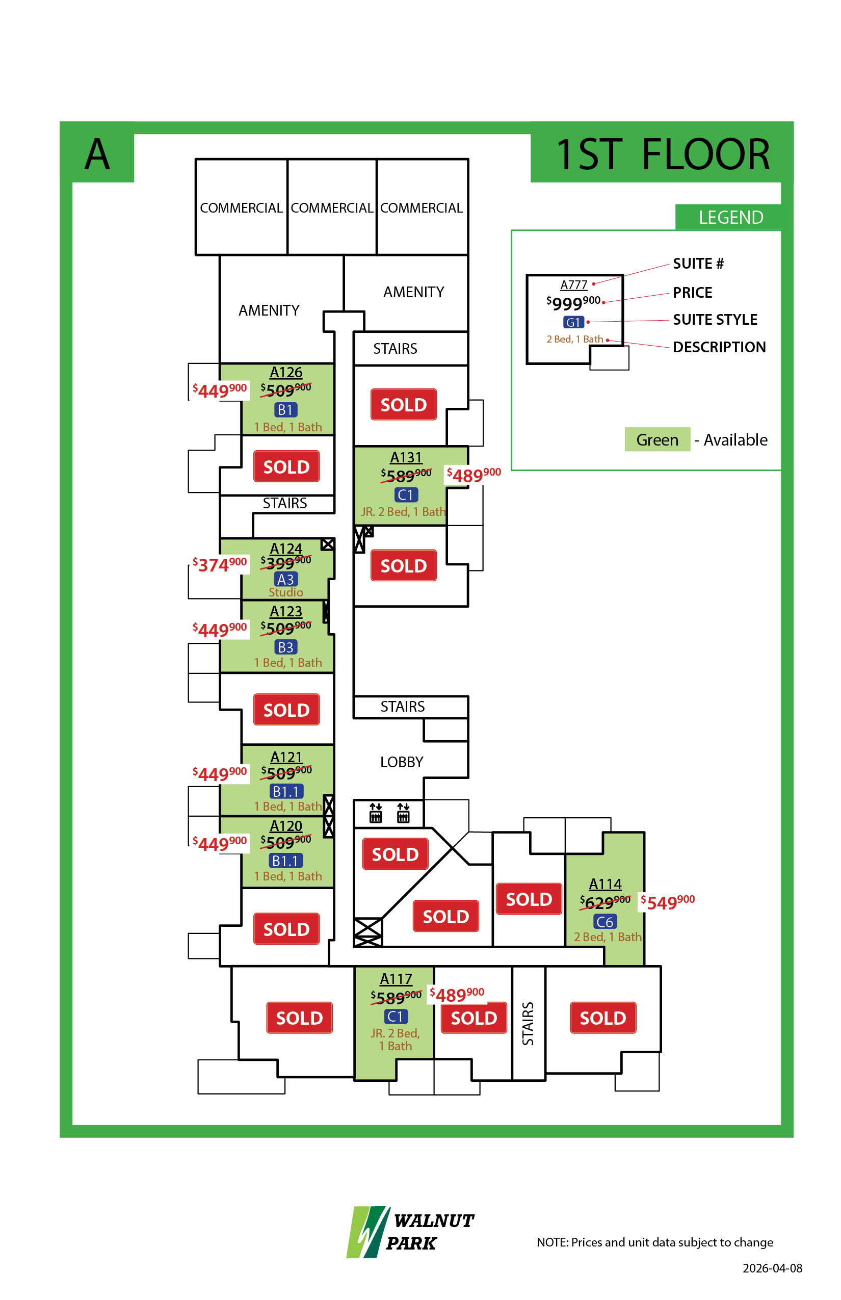 Walnut Park 1st Floor