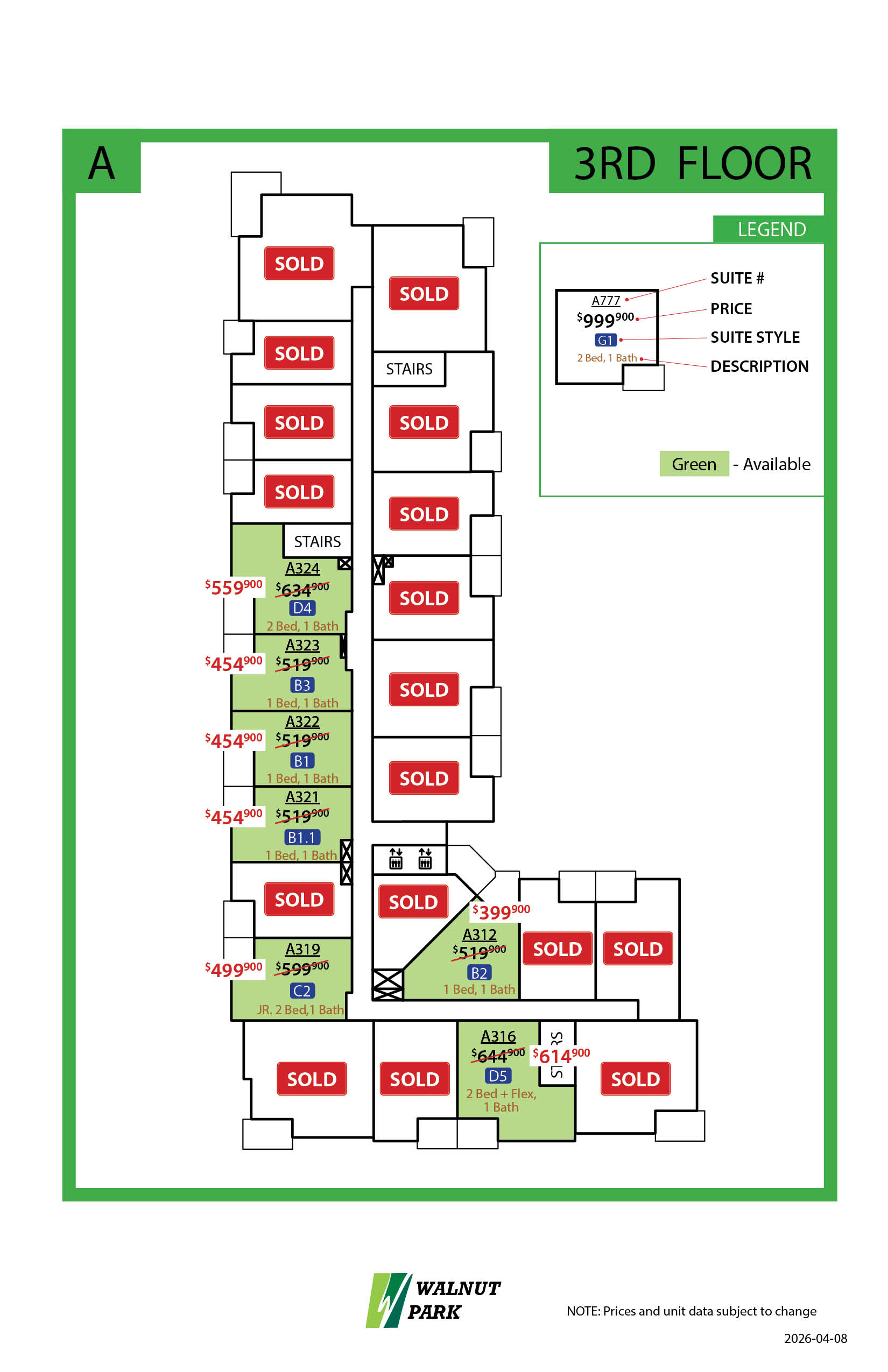 Walnut Park 3rd Floor