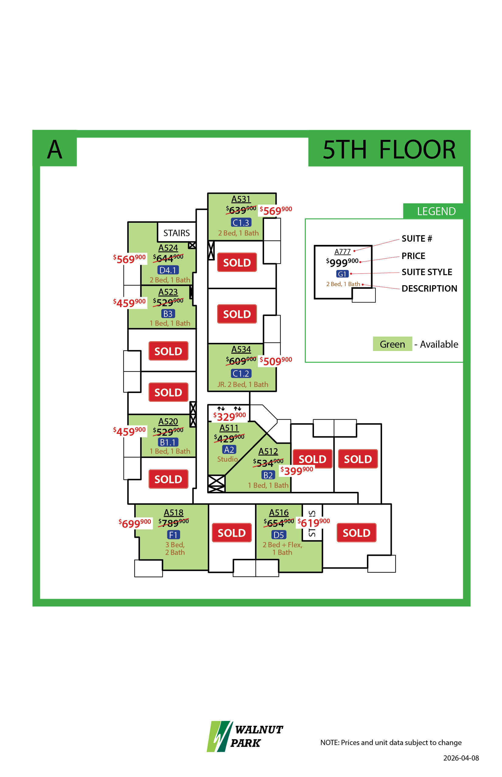 Walnut Park 5th Floor