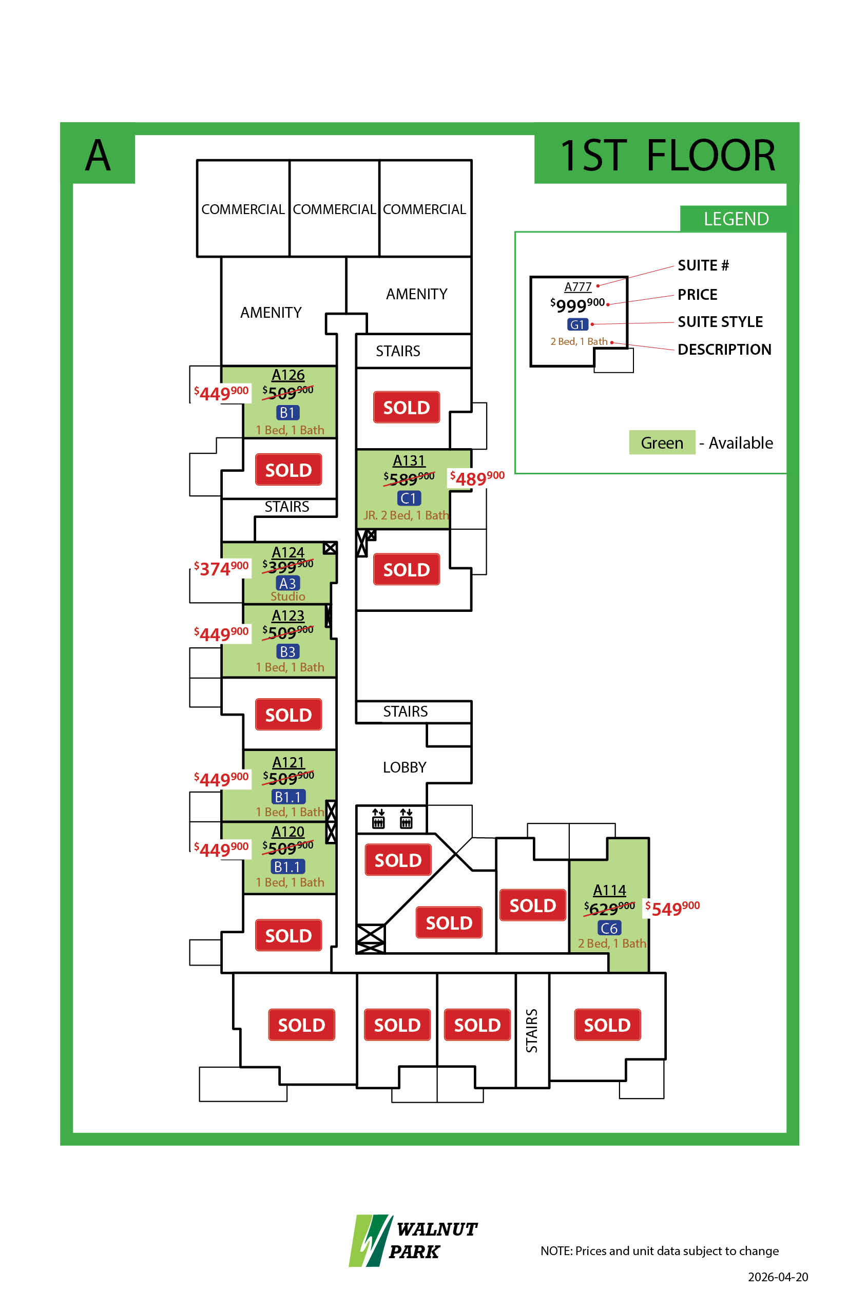 Walnut Park 1st Floor