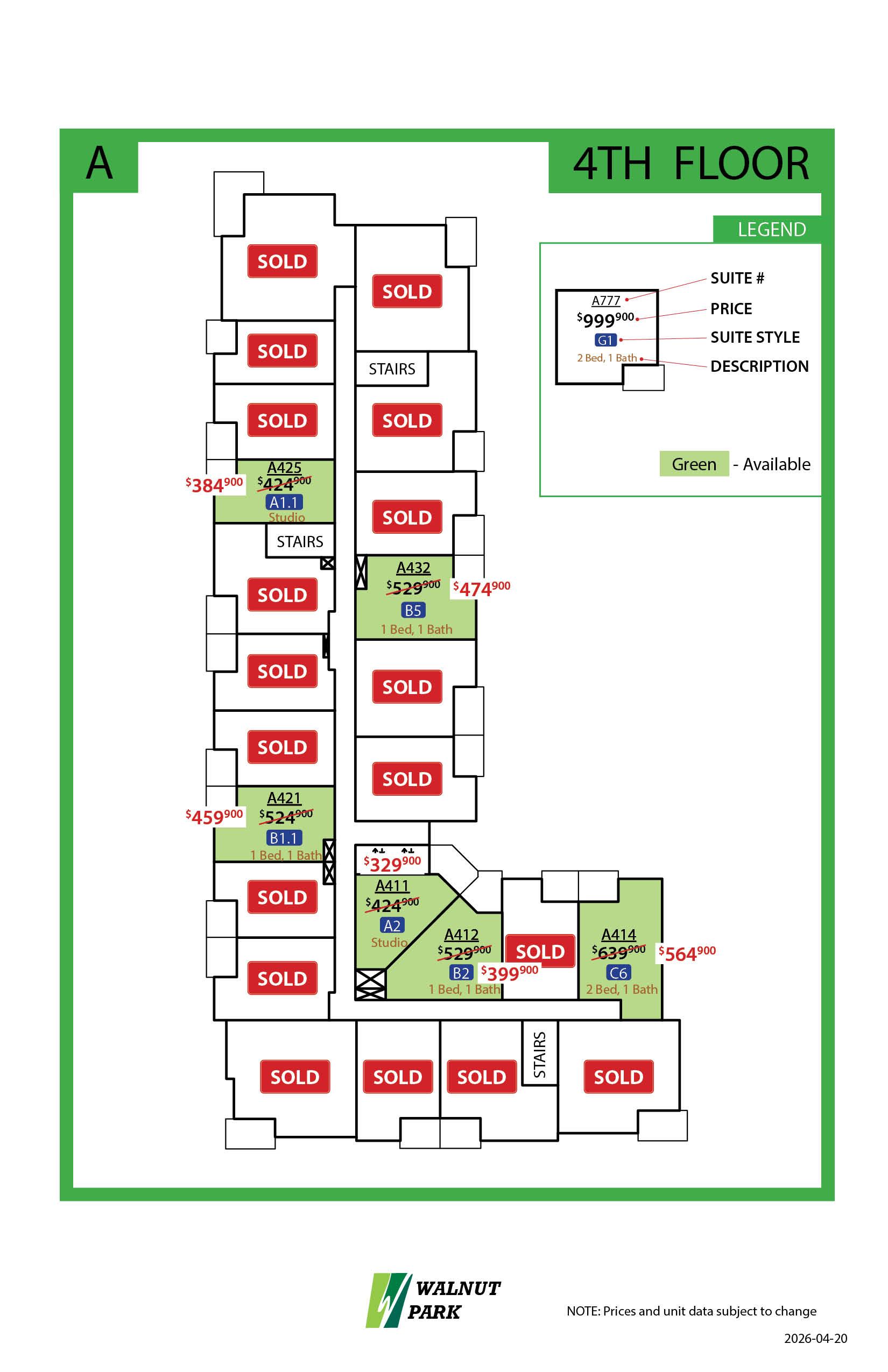 Walnut Park 4th Floor