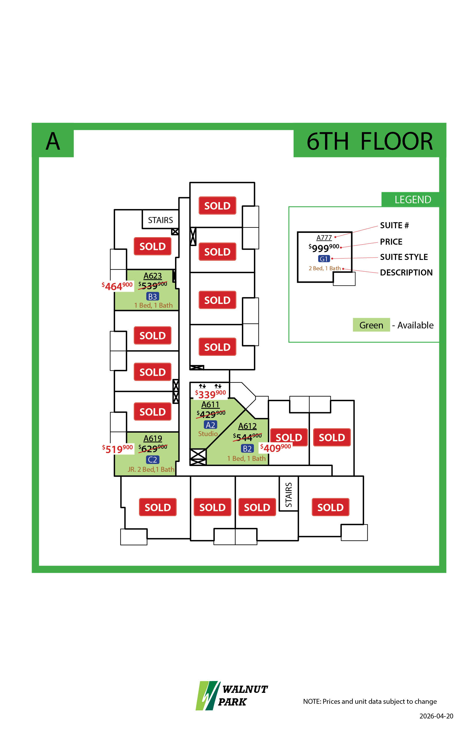 Walnut Park 6th Floor