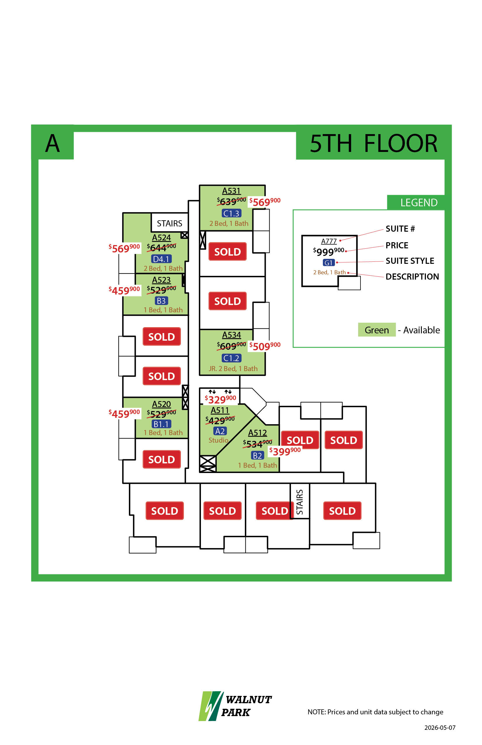 Walnut Park 5th Floor