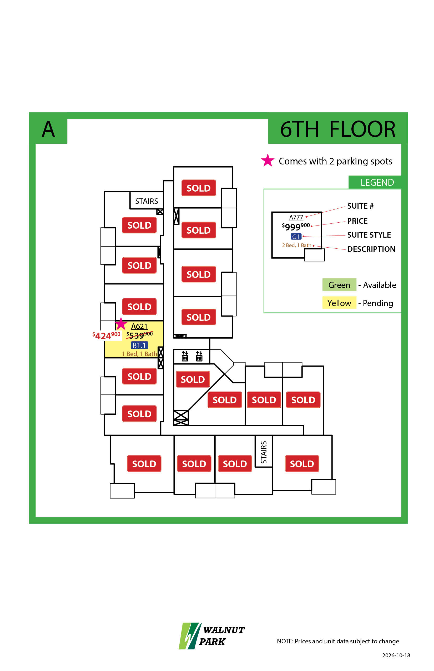 Walnut Park 6th Floor